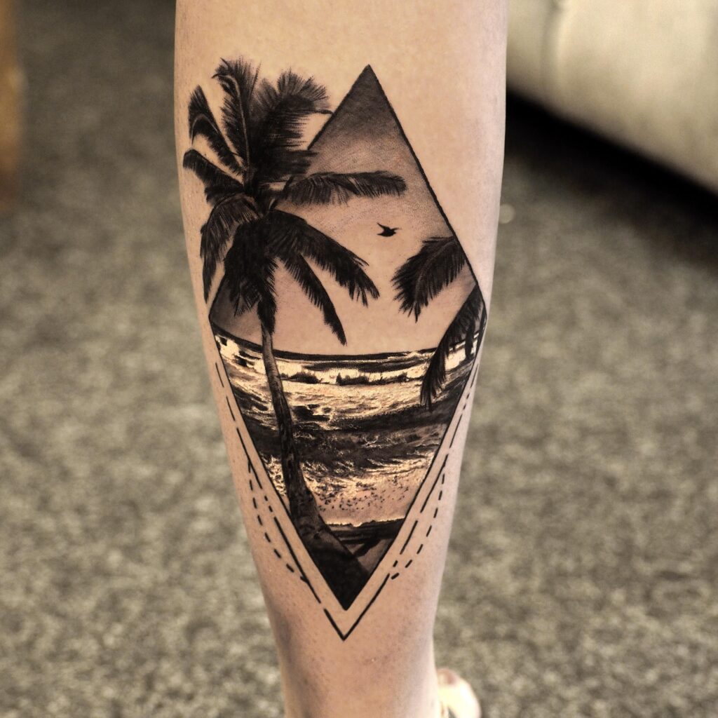 Palm Tree Tattoos 30