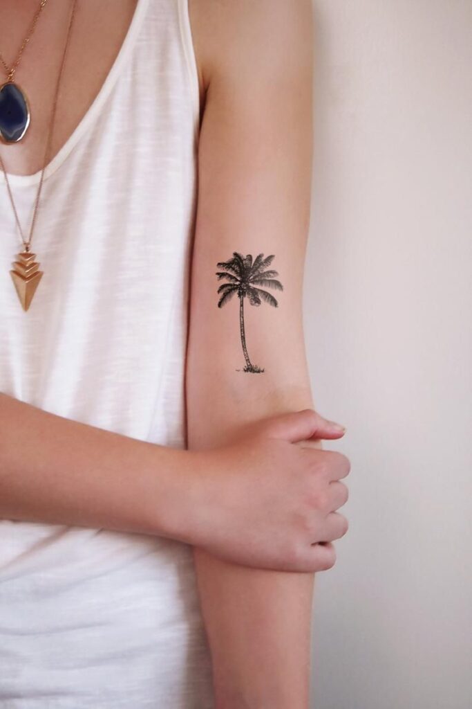 Palm Tree Tattoos 31