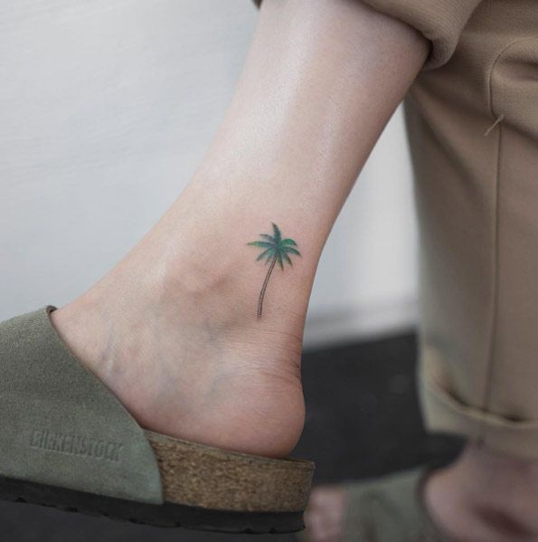 Palm Tree Tattoos 36