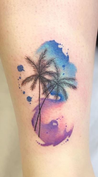 Palm Tree Tattoos 41