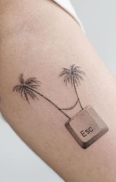 Palm Tree Tattoos 44