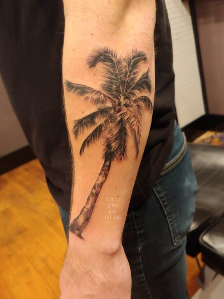 Palm Tree Tattoos 46