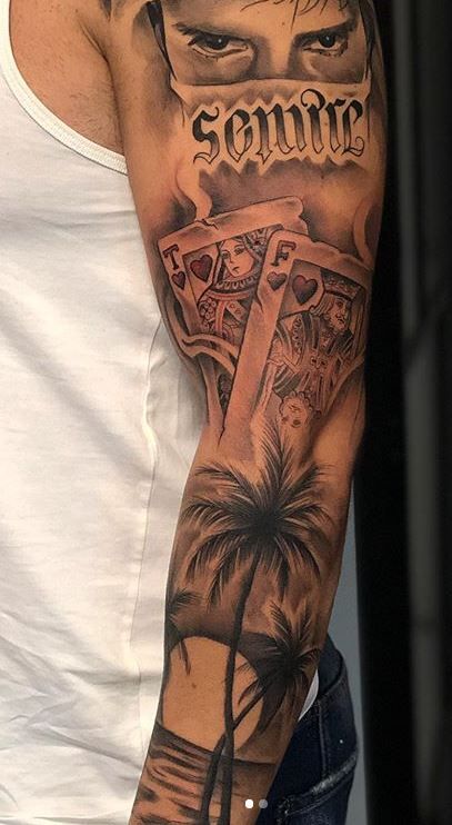 Palm Tree Tattoos 49