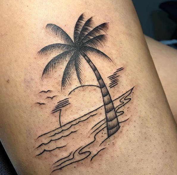 Palm Tree Tattoos 5