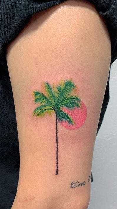 Palm Tree Tattoos 56