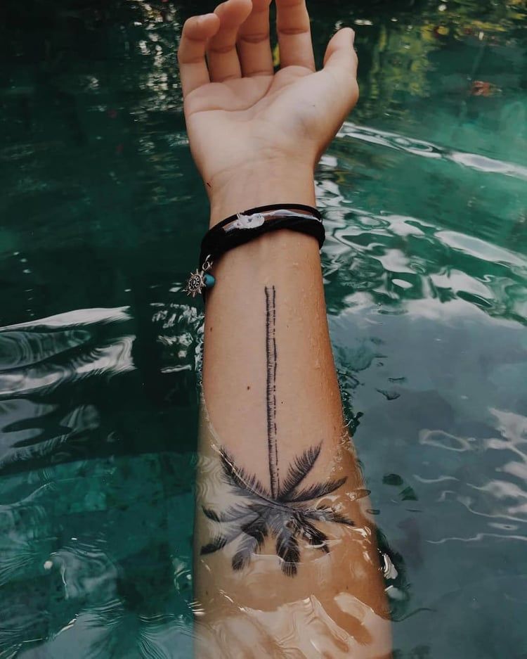 Palm Tree Tattoos 61