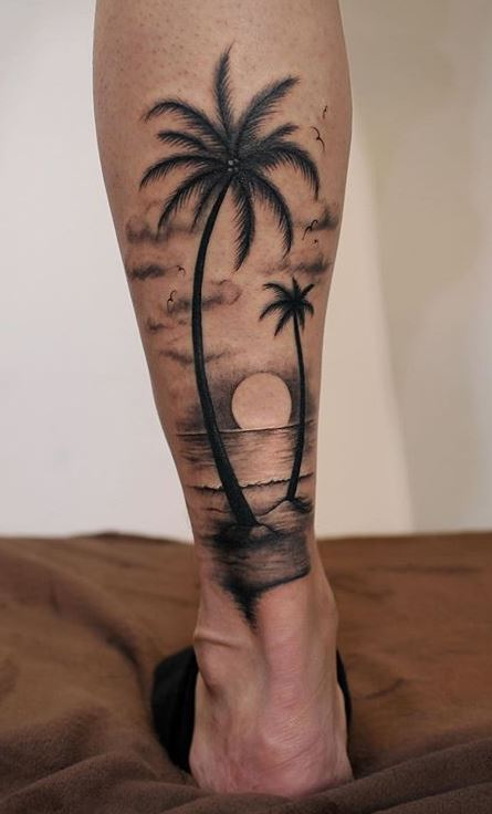 Palm Tree Tattoos 7