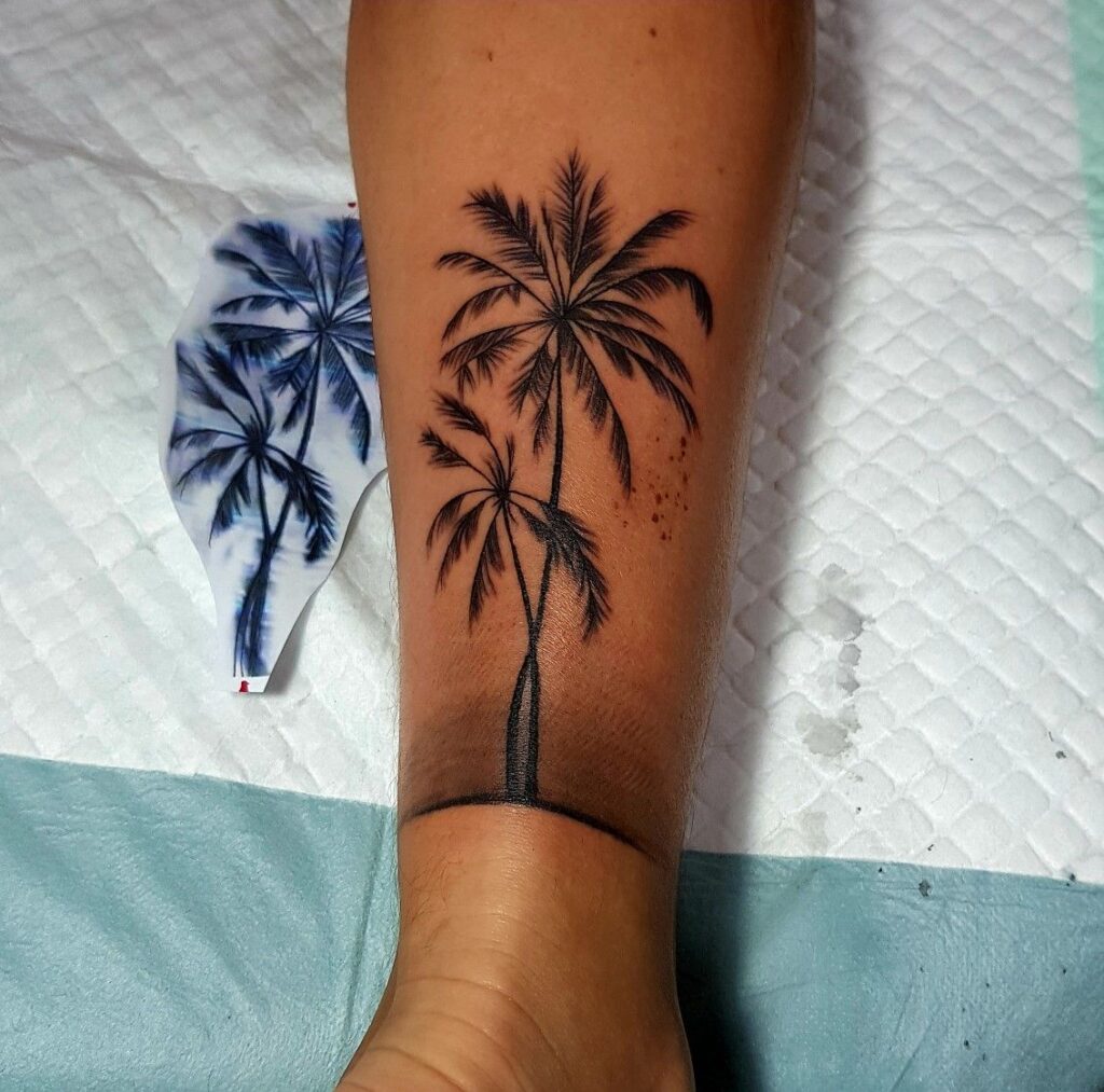 Palm Tree Tattoos 72