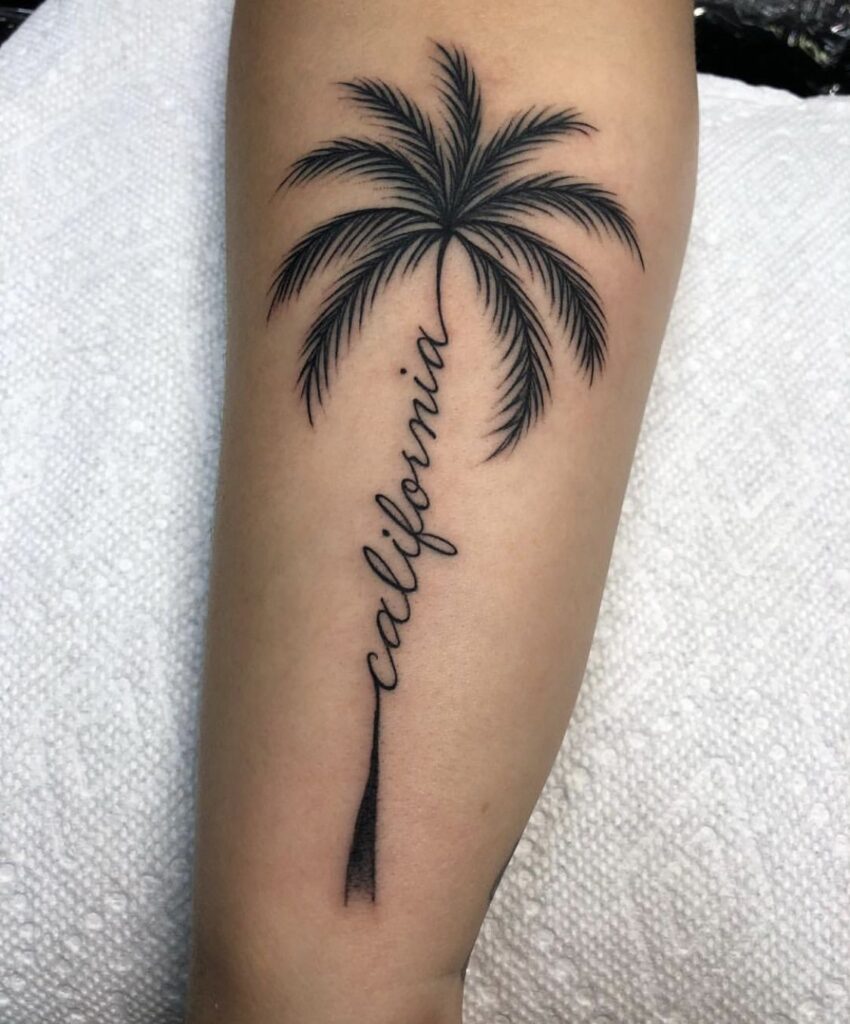 Palm Tree Tattoos 75