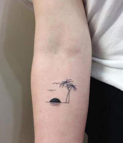 Palm Tree Tattoos 84