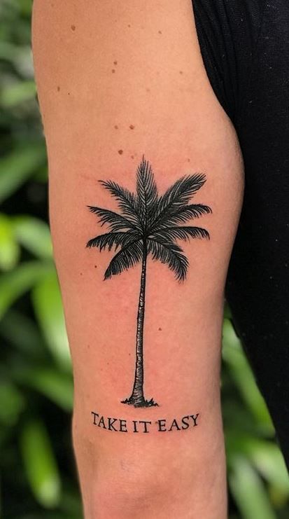 Palm Tree Tattoos 9