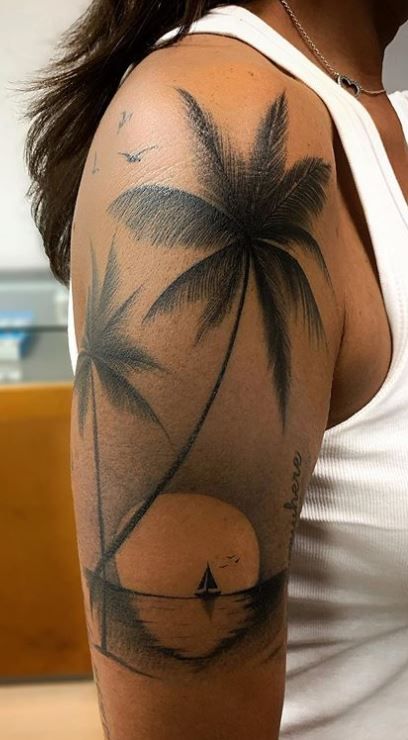 Palm Tree Tattoos 91