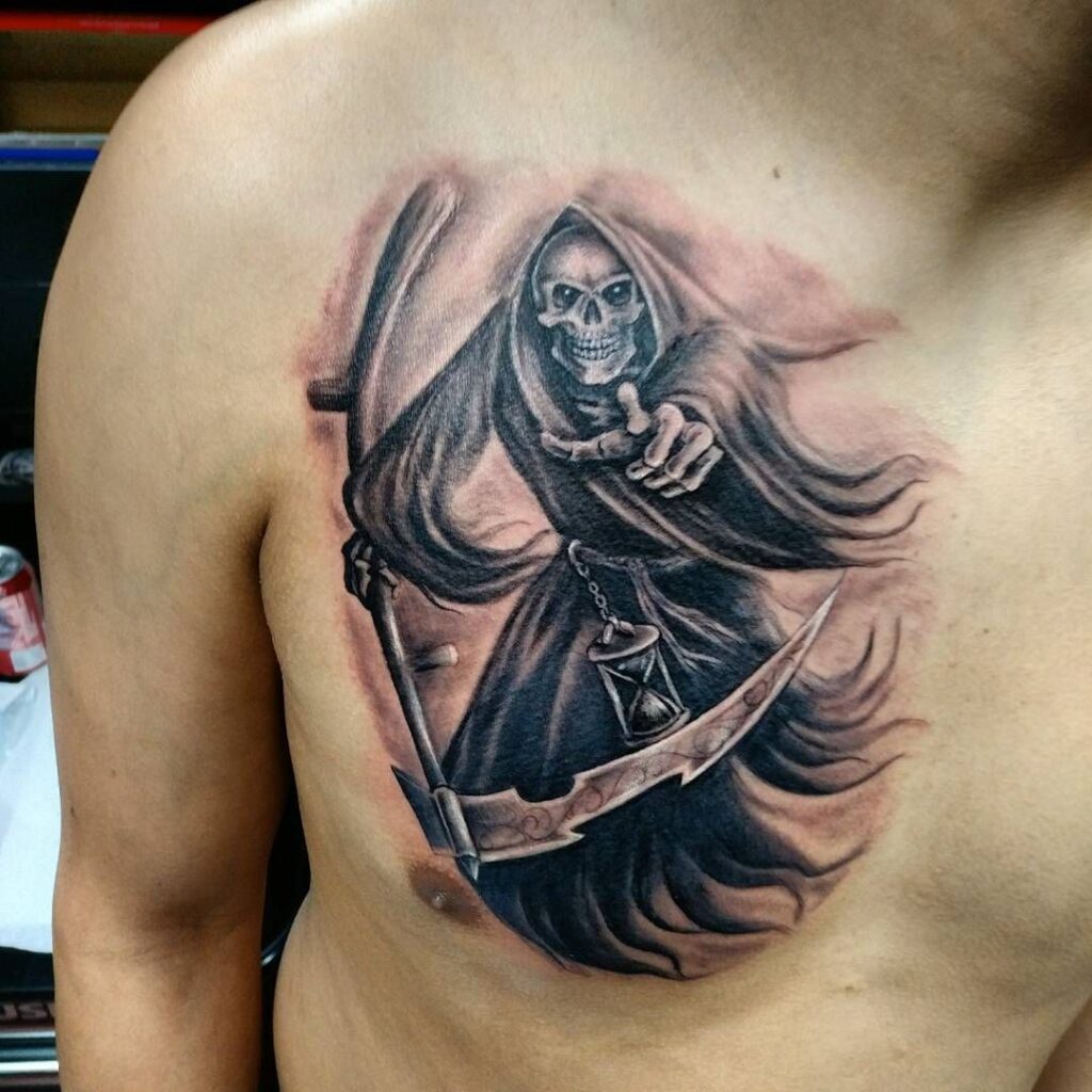 120+ Amazing Santa Muerte Tattoos With Meanings (2023) - TattoosBoyGirl