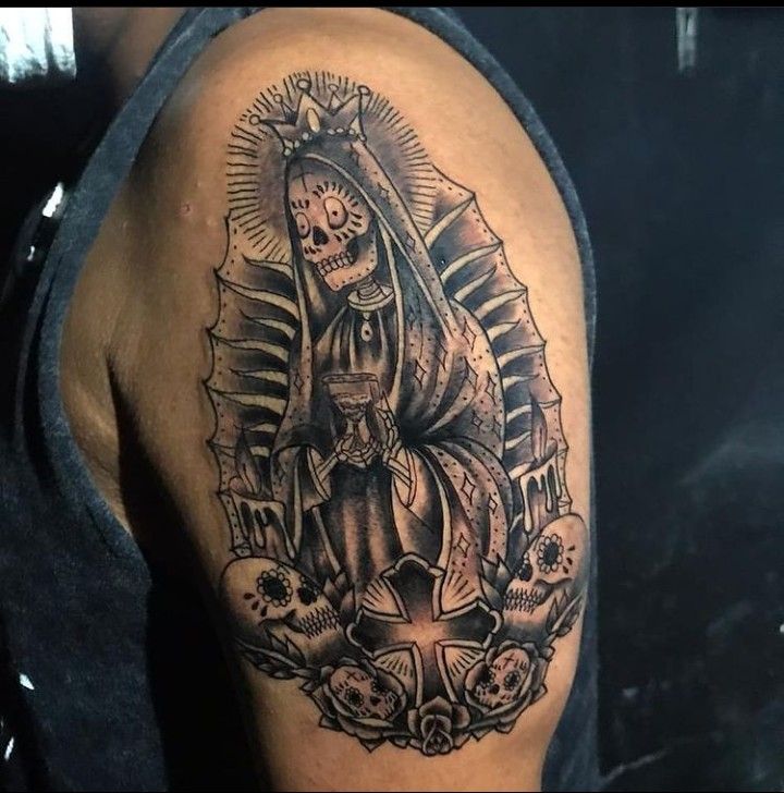 Santa Muerte Tattoos 11