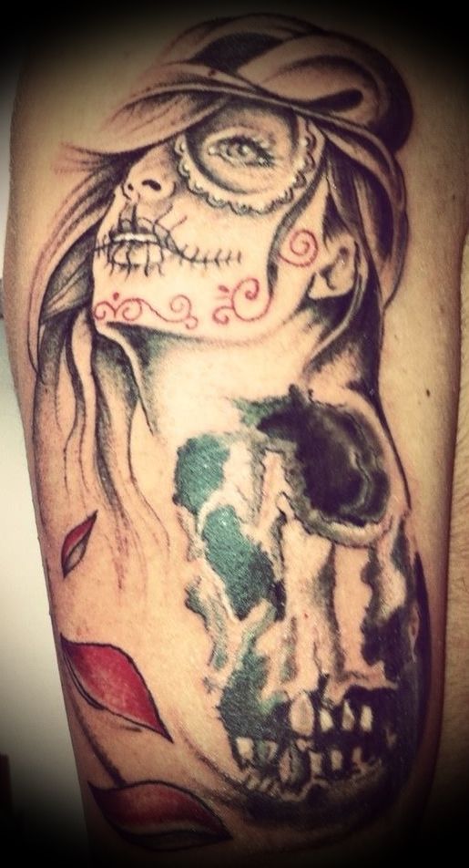 Santa Muerte Tattoos 22