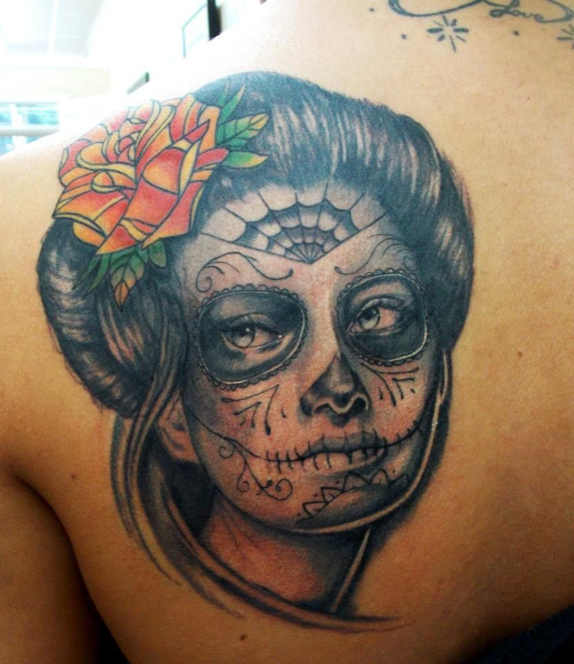 Santa Muerte Tattoos 26