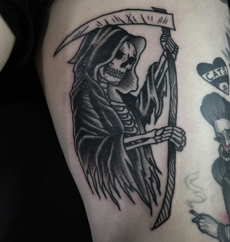 Santa Muerte Tattoos 40