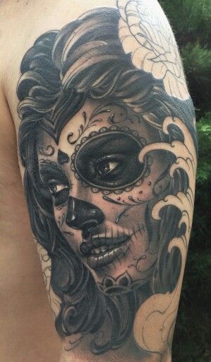 Santa Muerte Tattoos 62