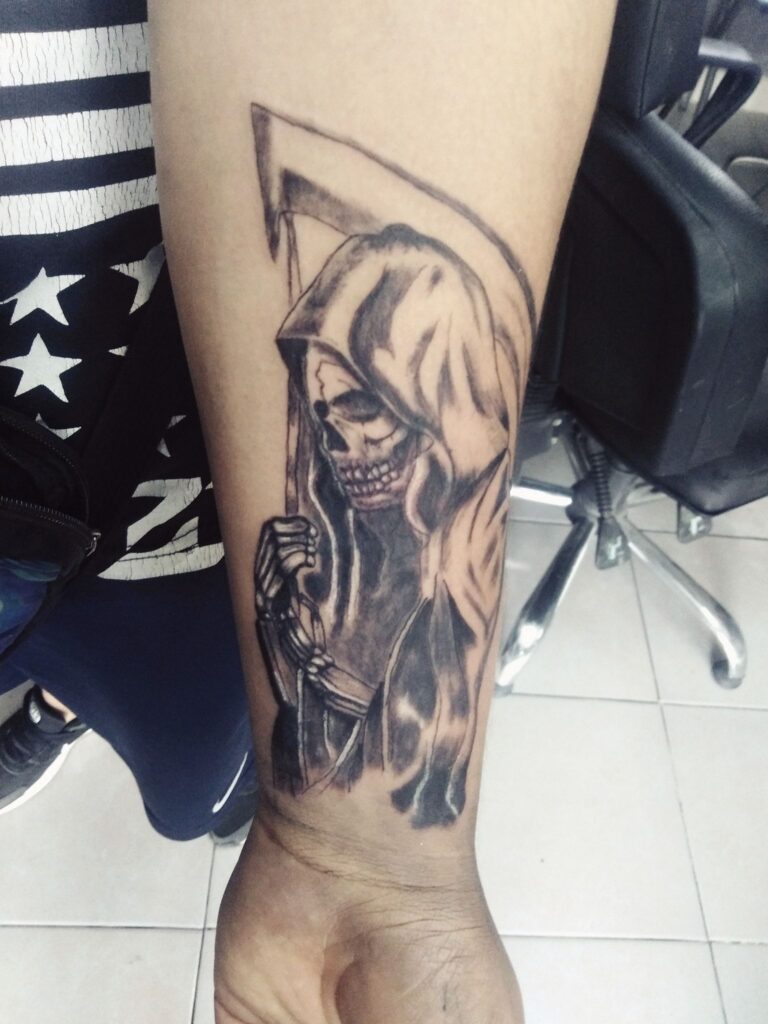 Santa Muerte Tattoos 77