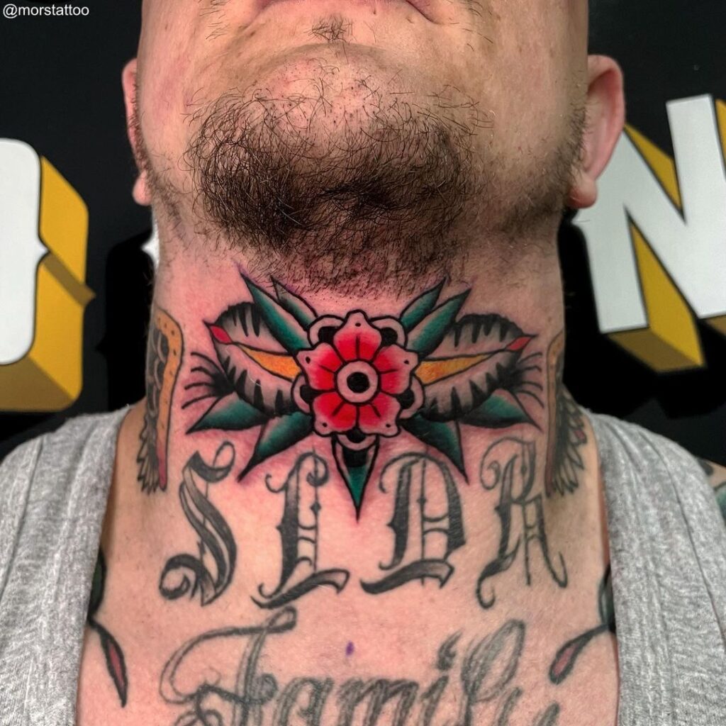 Throat Tattoos 100
