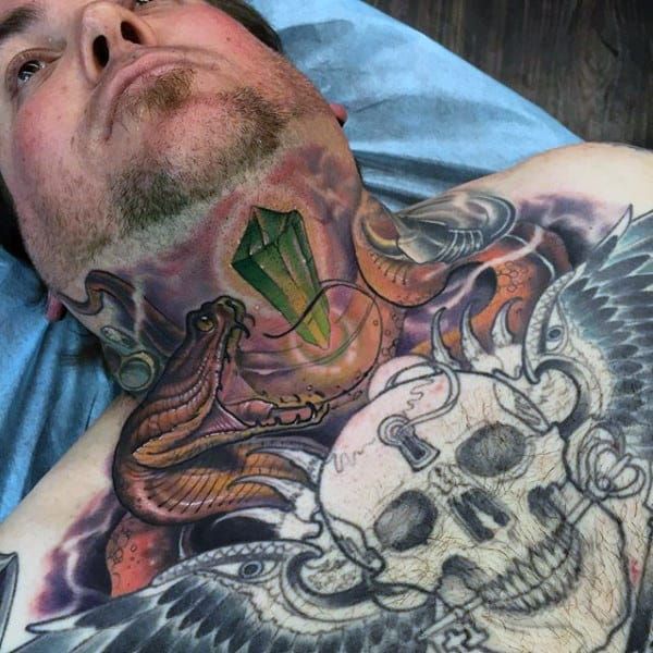 Throat Tattoos 111
