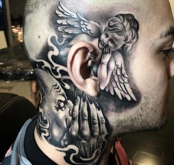 Throat Tattoos 17