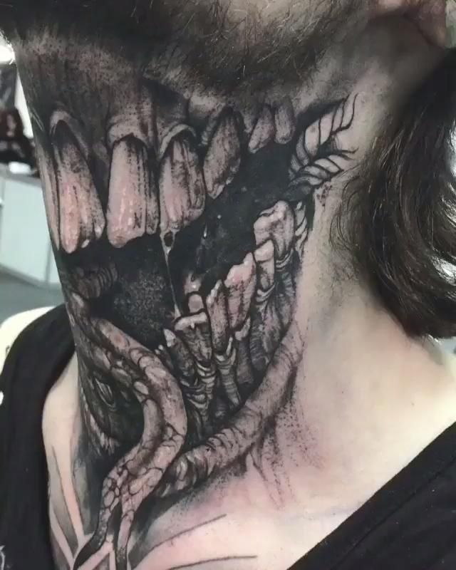 Throat Tattoos 22