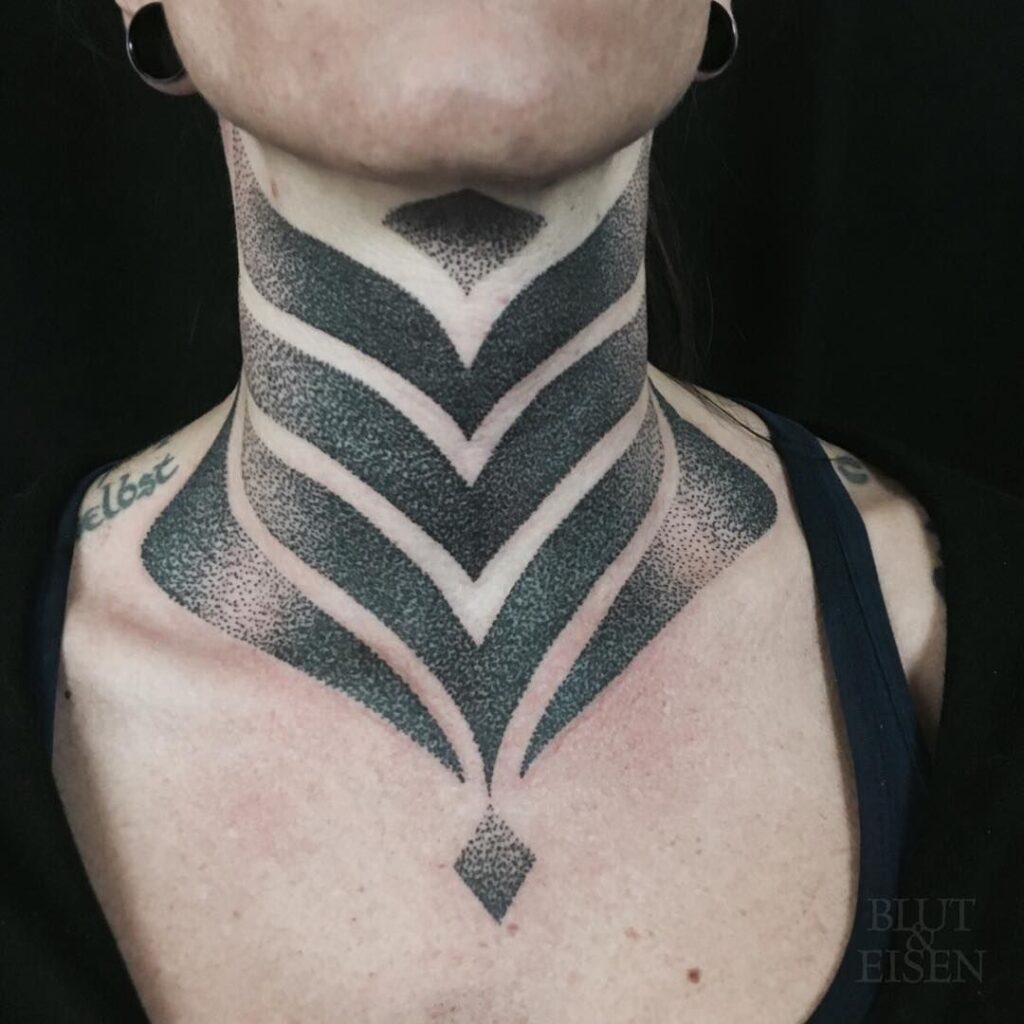 Throat Tattoos 24