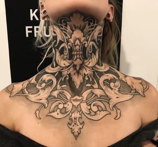 Throat Tattoos 27