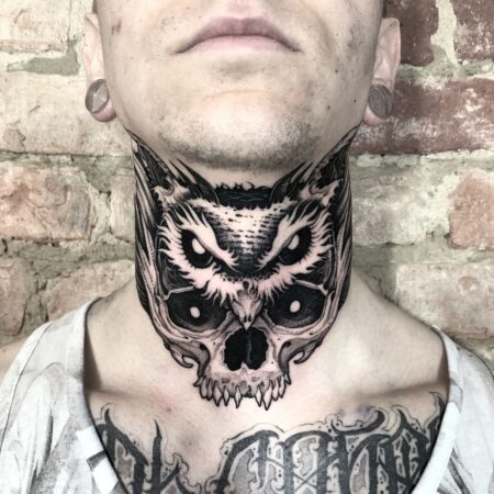 130+ Cool Throat Tattoos Ideas With Meanings (2022) - TattoosBoyGirl