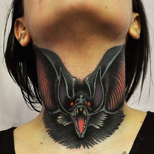Throat Tattoos 35