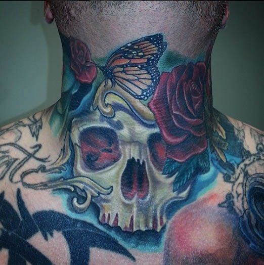 Throat Tattoos 46