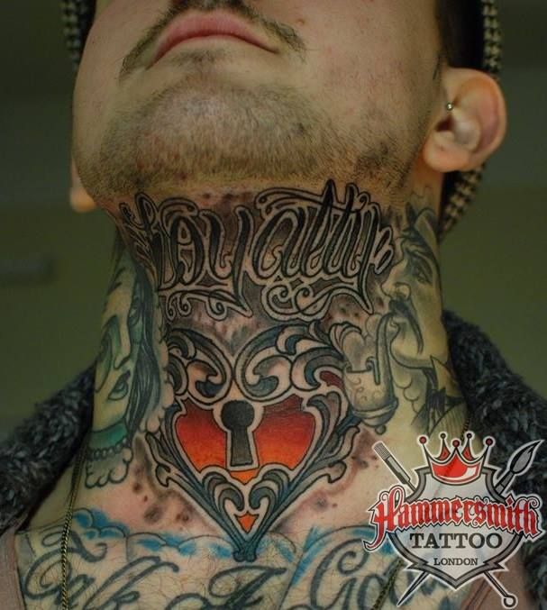 Throat Tattoos 56