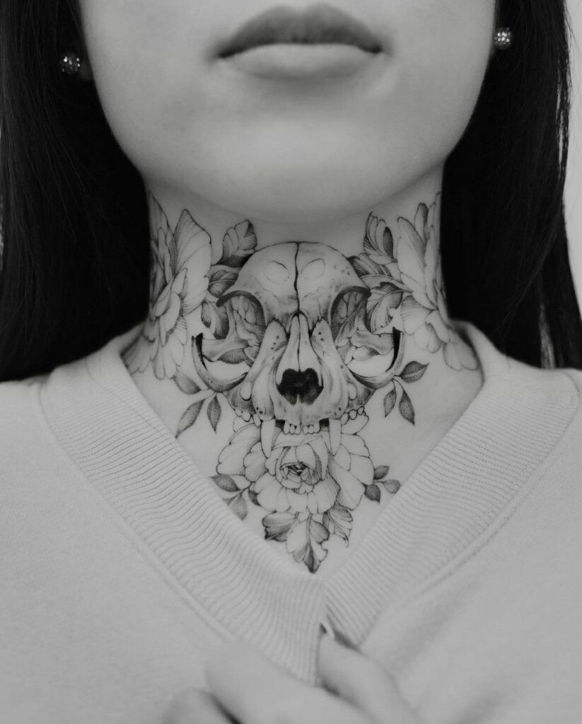 Throat Tattoos 77