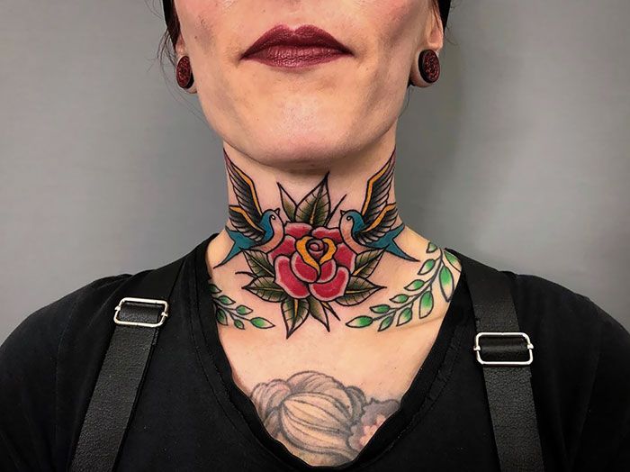 Throat Tattoos 95