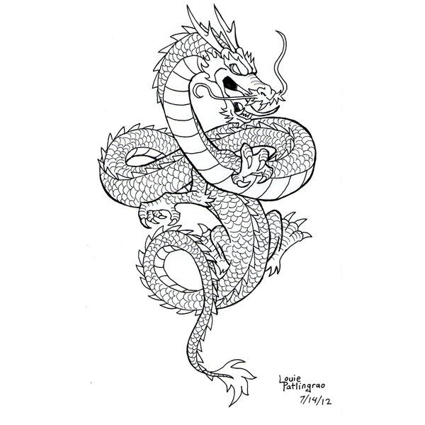 Chinese Dragon Tattoos 108