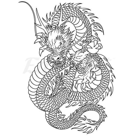 Chinese Dragon Tattoos 11