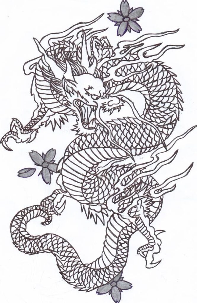 Chinese Dragon Tattoos 111
