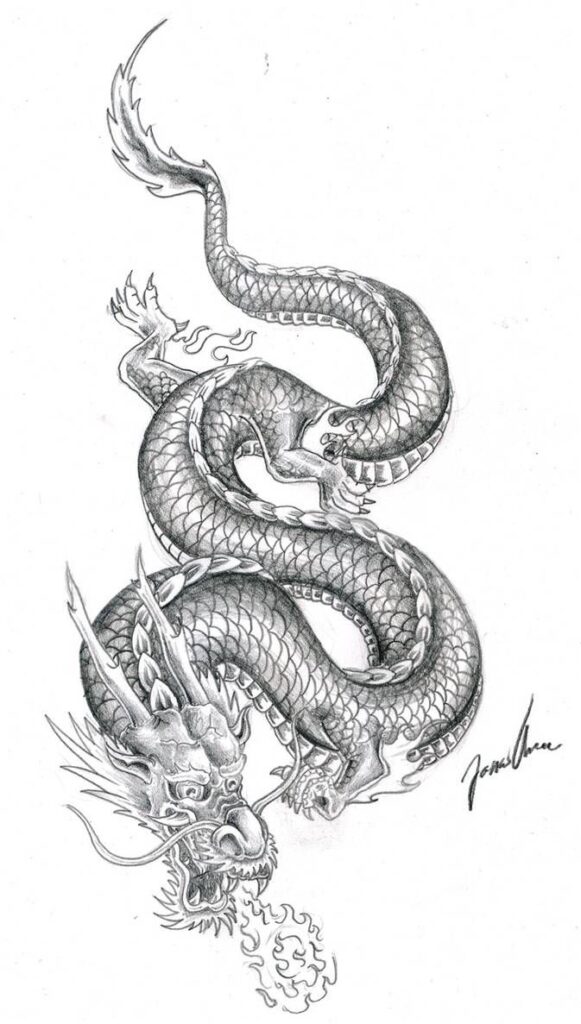 Chinese Dragon Tattoos 112