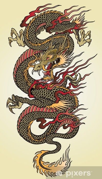 Chinese Dragon Tattoos 128