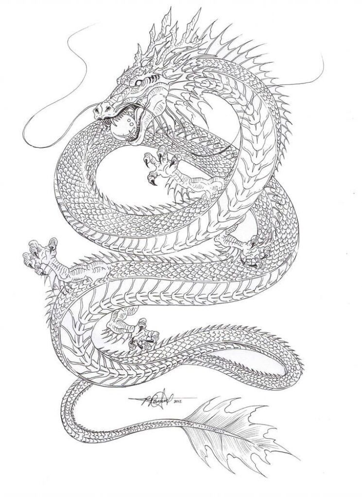 Chinese Dragon Tattoos 130