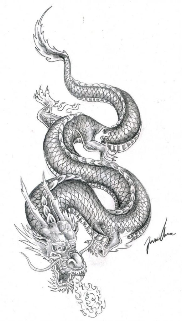 Chinese Dragon Tattoos 136