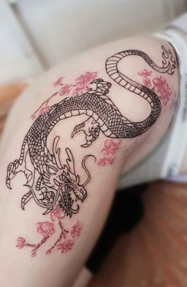 Chinese Dragon Tattoos 16