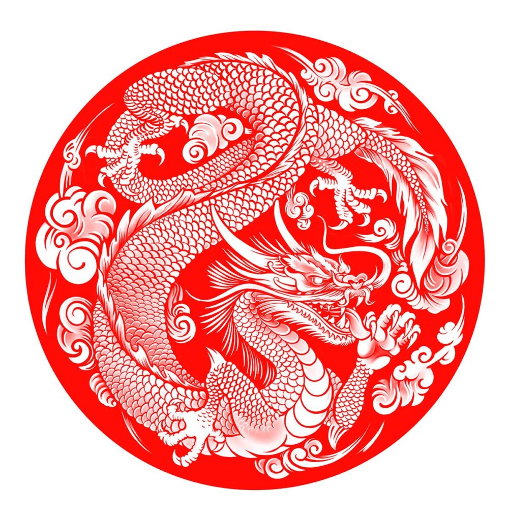 Chinese Dragon Tattoos 35