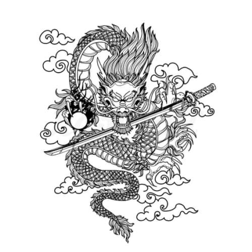 Chinese Dragon Tattoos 44