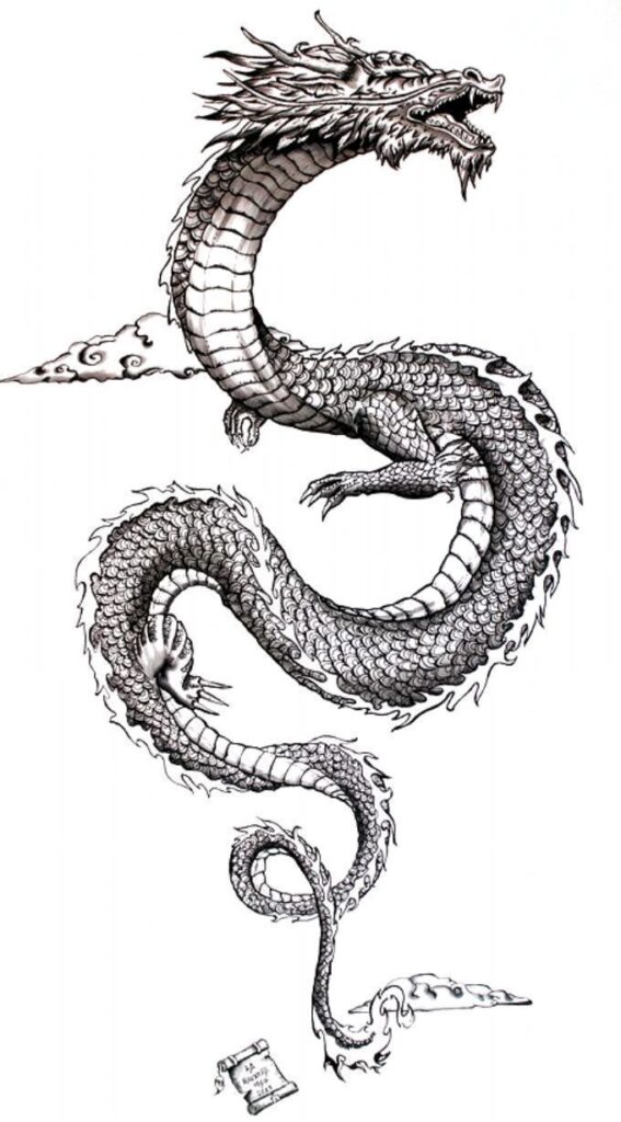 Chinese Dragon Tattoos 50
