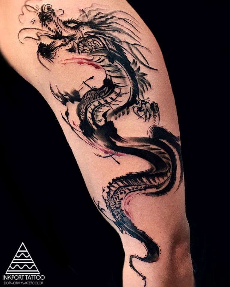 Chinese Dragon Tattoos 59