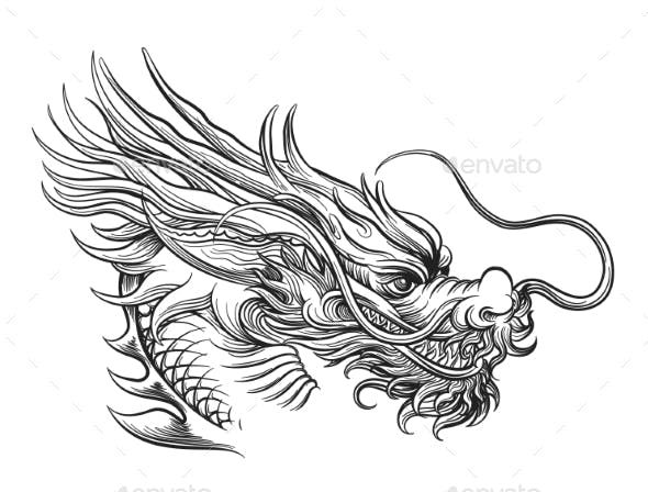 Chinese Dragon Tattoos 60