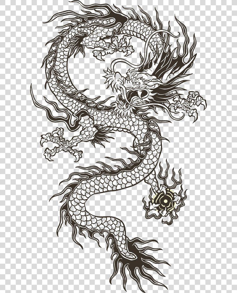 Chinese Dragon Tattoos 74