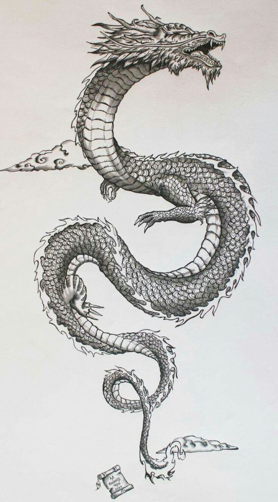 Chinese Dragon Tattoos 75